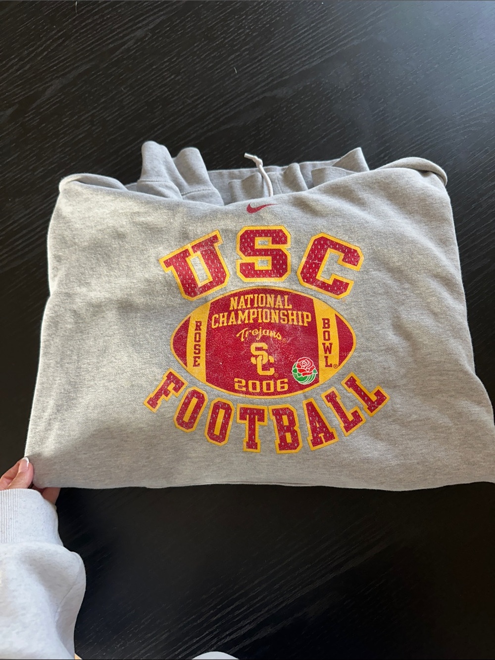 USC Football 2006 National Championship Grey Hoodie